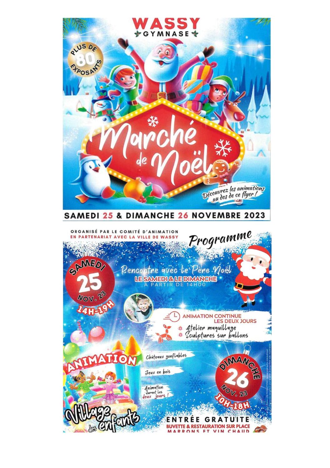 Le marché de Noël à Wassy !