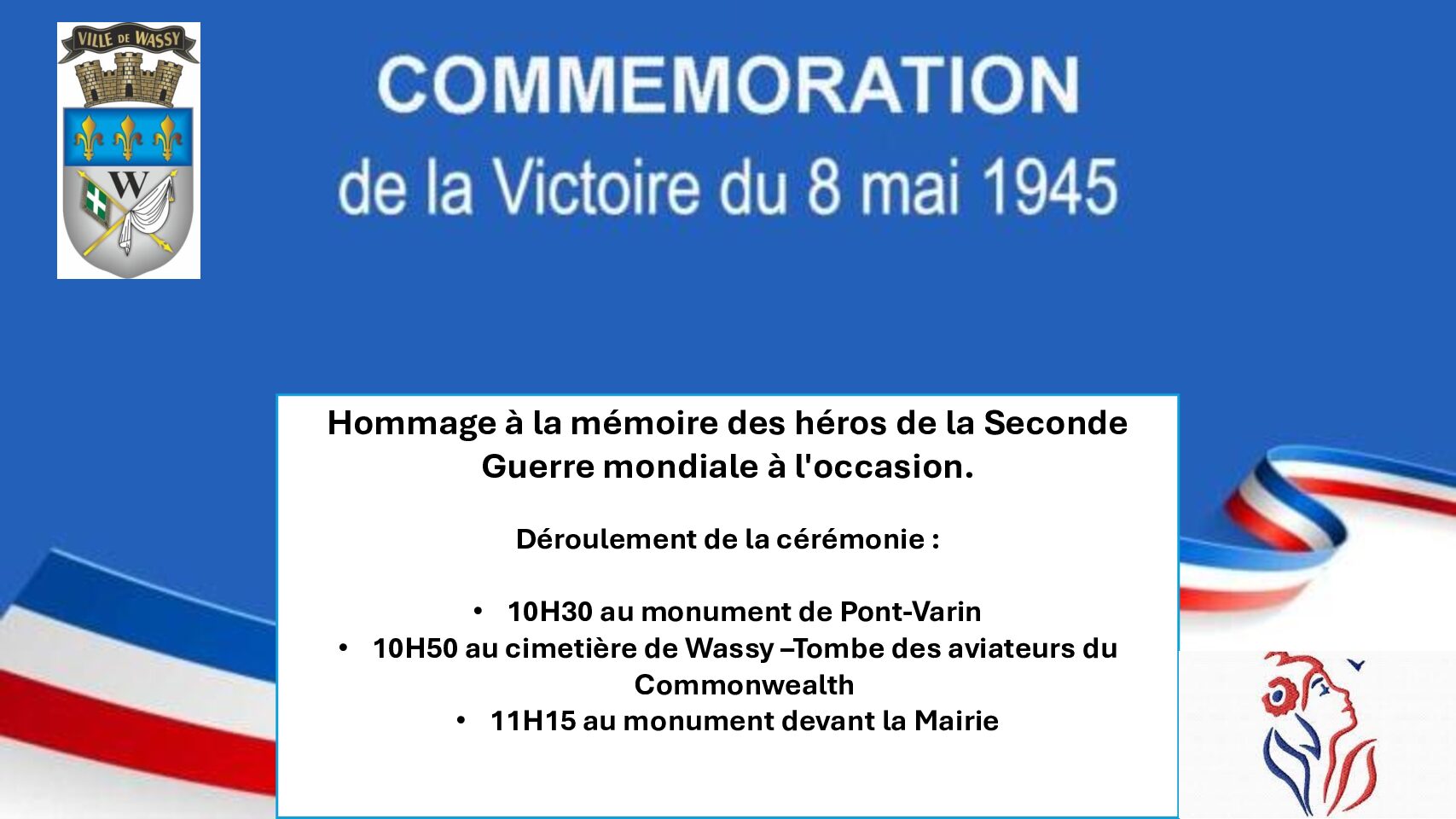 Commémoration du 8 mai !