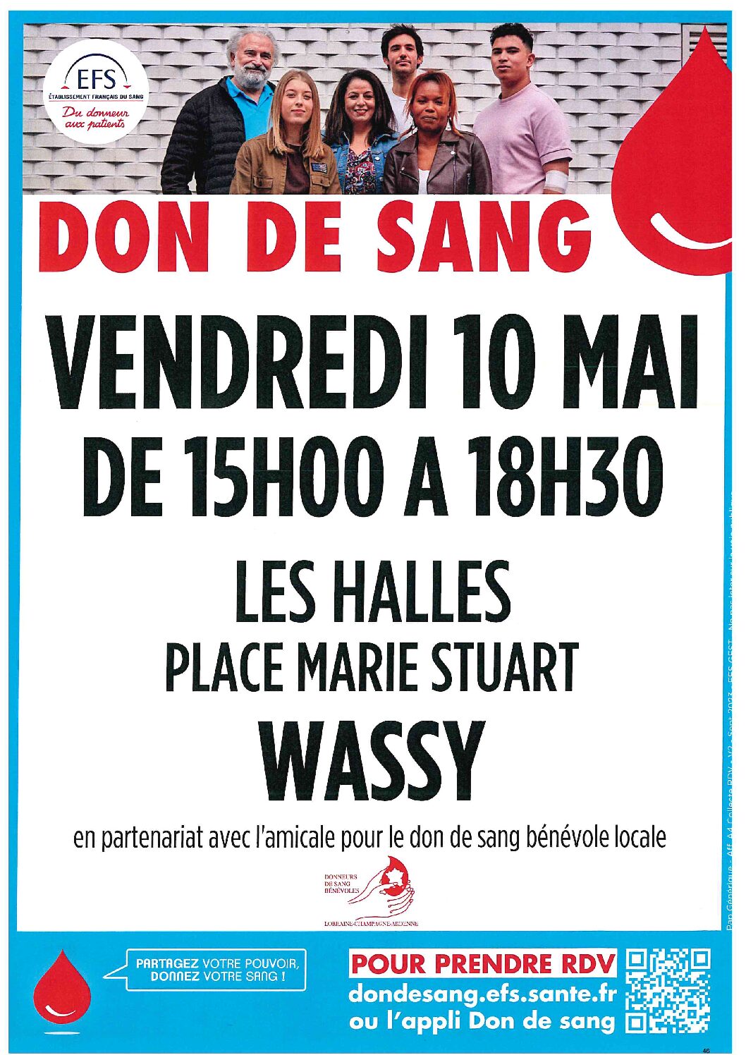 Don du sang aux Halles !