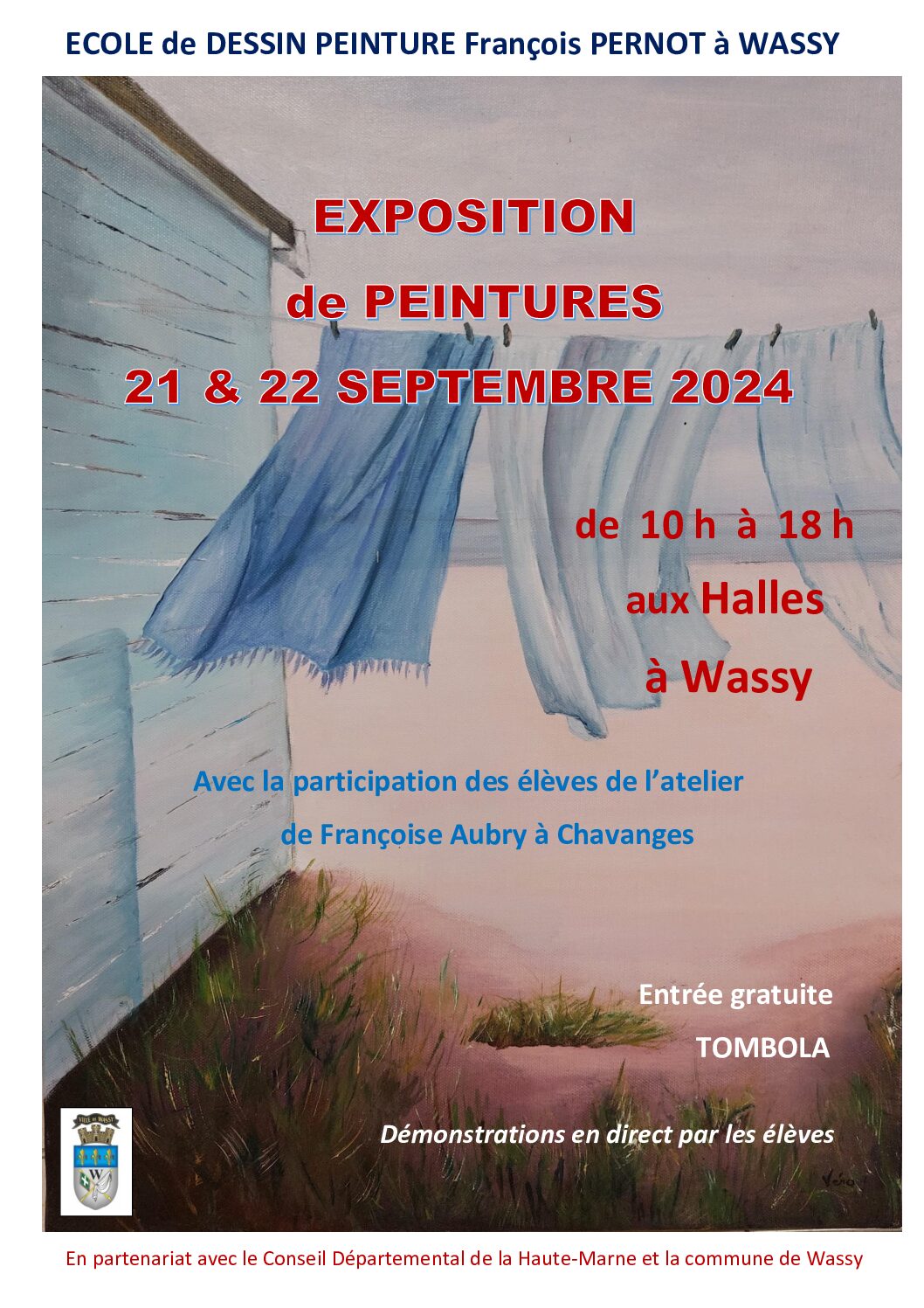Exposition de l'école F.Pernot aux journées du Patrimoine