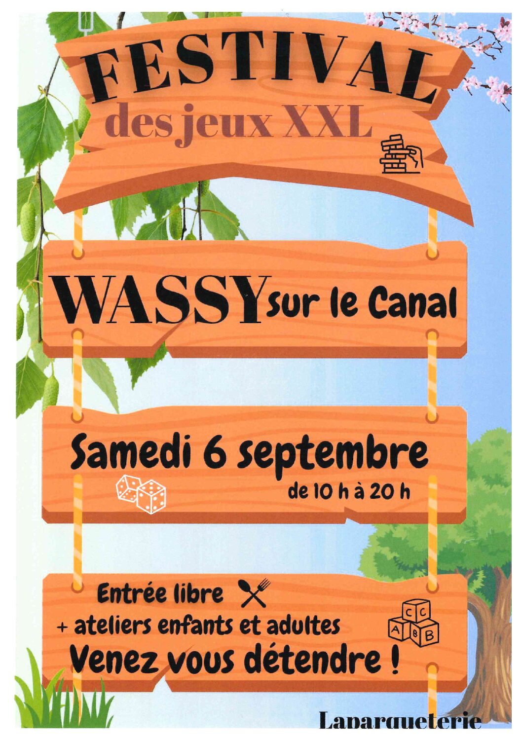 Festival de jeux XXL le samedi 6 septembre