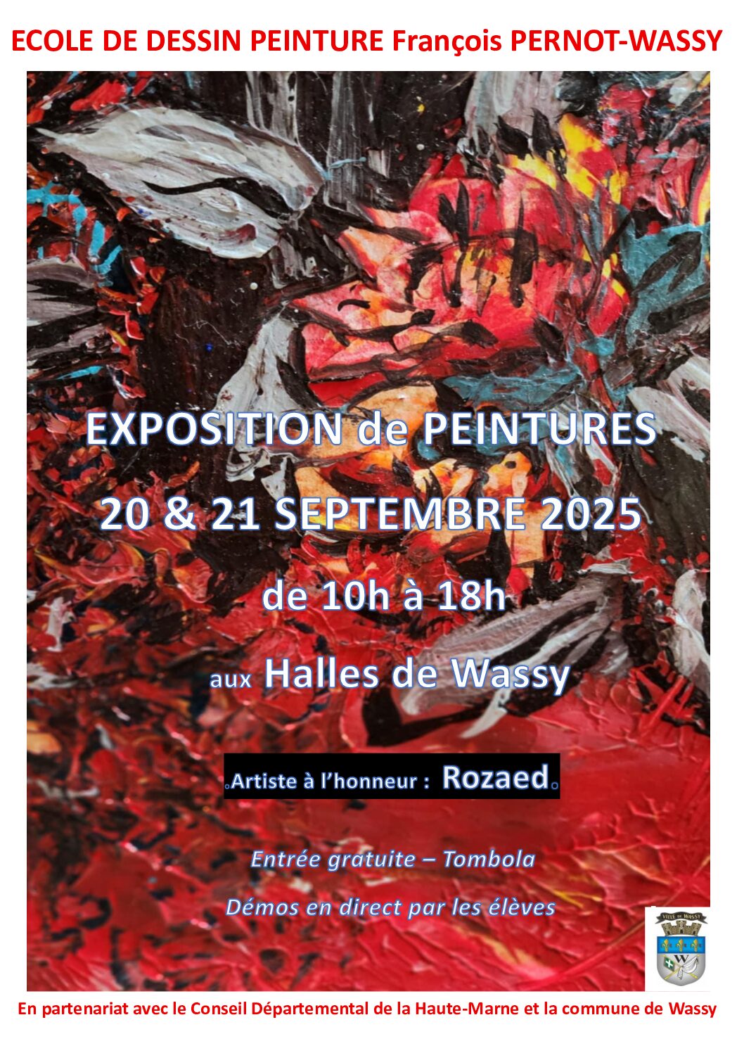 Exposition de peintures les 20 et 21 septembre
