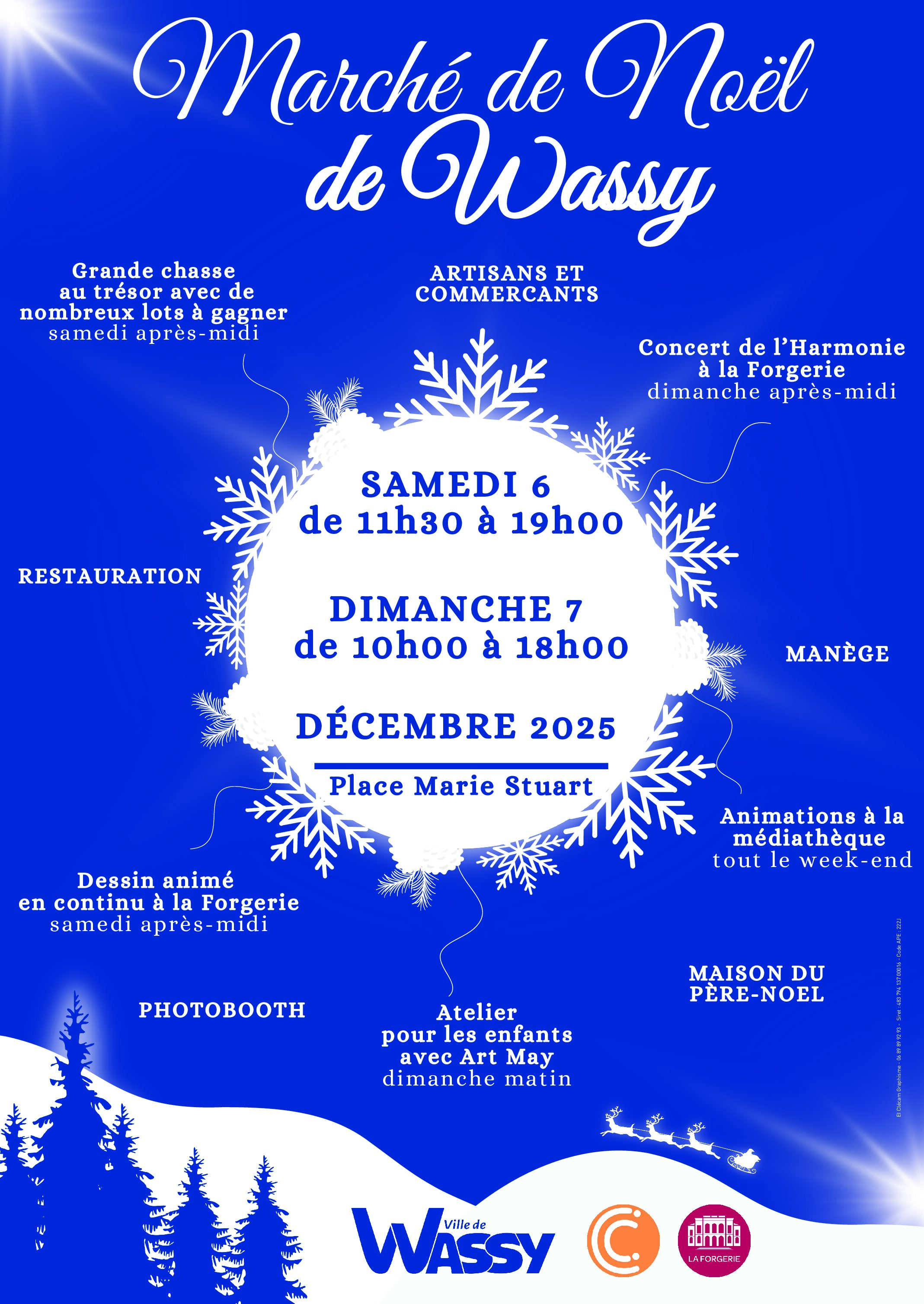 Marché de Noël les 6 et 7 décembre