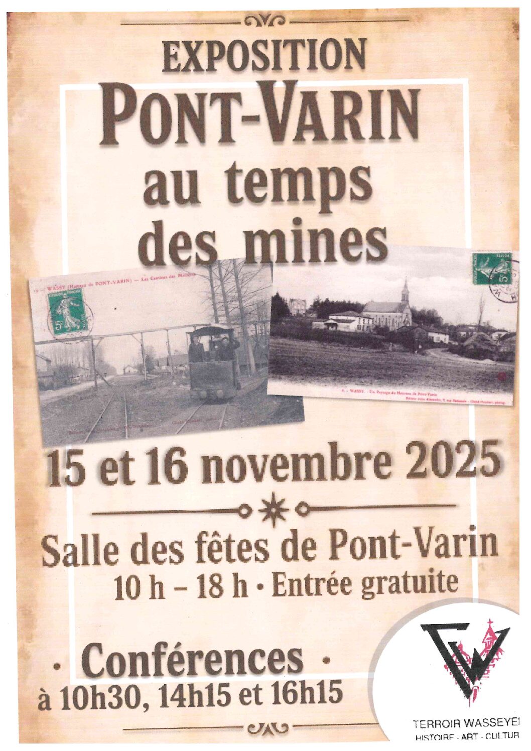 Exposition Pont-Varin au temps des mines